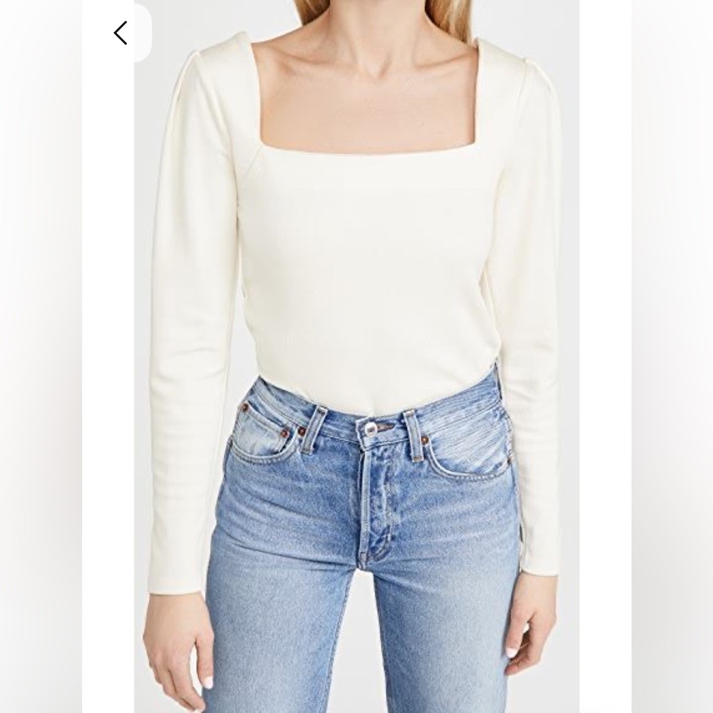 Line & Dot Monroe Tie Detail Top
